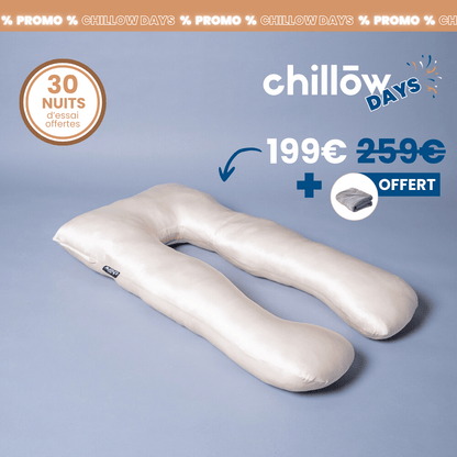 Chillow 100% PURE SOIE DE MÛRIER